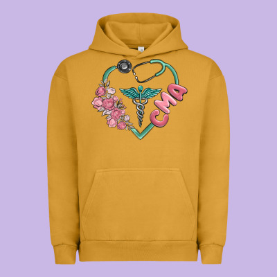 Cma  Heart Urban Hoodie Designed By Maliassmallbusiness