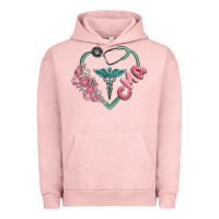 Pigment Salmon cma  heart Urban Hoodie - MaliasSmallBusiness