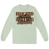 Matcha educated motivated elevated melanated Long Sleeve Tee - MaliasSmallBusiness