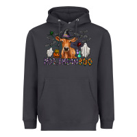 Smoke Moo I Mean Boo Heavyweight Hoodie - CowhideDigitalArt