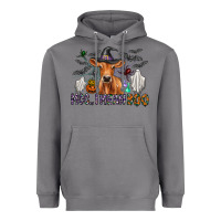 Storm Moo I Mean Boo Heavyweight Hoodie - CowhideDigitalArt