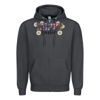 Smoke happy easter daisys Zipper Hoodie - RanaPortraitStore