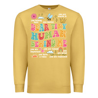 Antique Gold customized teacher dear tiny human behind me back Premium Sweatshirt - JahusDesignShop