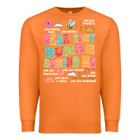 Carrot customized teacher dear tiny human behind me back Premium Sweatshirt - JahusDesignShop