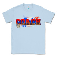 Dusty Blue coach Classic Tee - texasbilliewilder