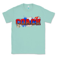 Seafoam coach Classic Tee - texasbilliewilder