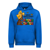 Cobalt never understimate the power of a black woman Urban Hoodie - MaliasSmallBusiness