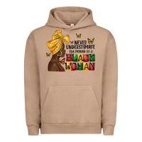 Pigment Burro never understimate the power of a black woman Urban Hoodie - MaliasSmallBusiness