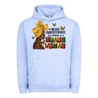 Pigment Grape Ice never understimate the power of a black woman Urban Hoodie - MaliasSmallBusiness