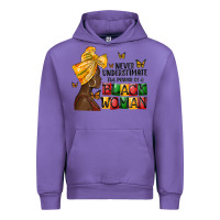Tulip never understimate the power of a black woman Urban Hoodie - MaliasSmallBusiness