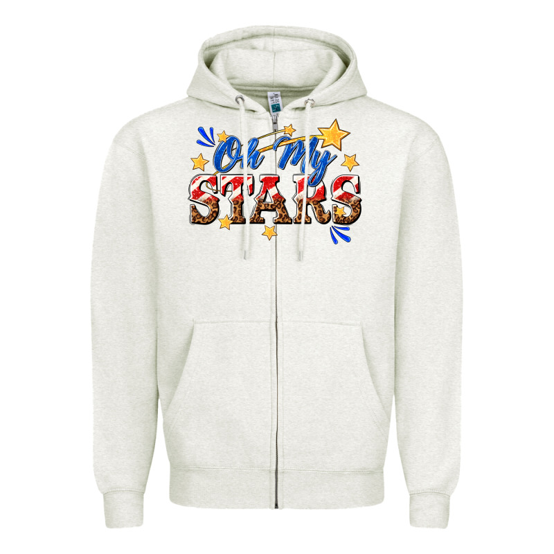 Oh My Stars Zipper Hoodie by texasbilliewilder | Teevron