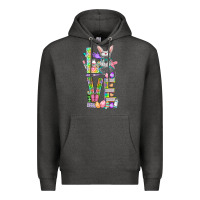 Charcoal Heather love easter nurse Premium Hoodie - NancyCooperArtShop