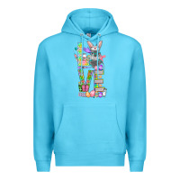 Ocean Blue love easter nurse Premium Hoodie - NancyCooperArtShop