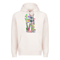 Pale Pink love easter nurse Premium Hoodie - NancyCooperArtShop
