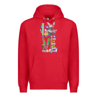 Red love easter nurse Premium Hoodie - NancyCooperArtShop