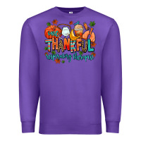 Purple one thankful respiratory therapist Premium Sweatshirt - AdoDesignShop