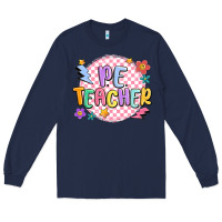 Navy pe teacher Long Sleeve Tee - MaliasSmallBusiness