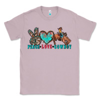 Lilac peace love cowboy Classic Tee - Zillion Design Studio