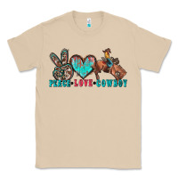 Mushroom peace love cowboy Classic Tee - Zillion Design Studio