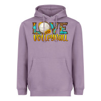 Lavender love volleyball Heavyweight Hoodie - HRA Design Shop