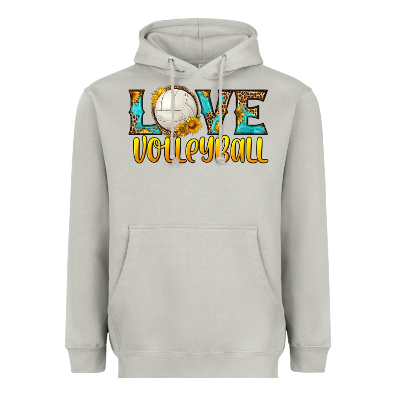 Love Volleyball Heavyweight Hoodie by HRA Design Shop | Teevron