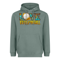 Sage love volleyball Heavyweight Hoodie - HRA Design Shop