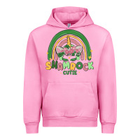 Fuchsia Pink shamrock cutie Urban Hoodie - MaliasSmallBusiness