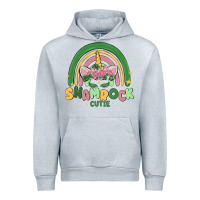 Heather Grey shamrock cutie Urban Hoodie - MaliasSmallBusiness