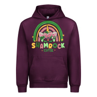 Mauve Wine shamrock cutie Urban Hoodie - MaliasSmallBusiness