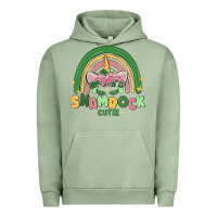 Pigment Oil Green shamrock cutie Urban Hoodie - MaliasSmallBusiness