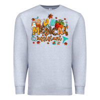 Heather Grey medical assistant Premium Sweatshirt - AdoDesignShop