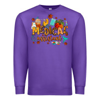 Purple medical assistant Premium Sweatshirt - AdoDesignShop