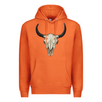 Carrot bull skull Premium Hoodie - BarkalooDesign