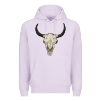 Lilac bull skull Premium Hoodie - BarkalooDesign
