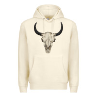 Sandshell bull skull Premium Hoodie - BarkalooDesign