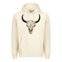 Tofu bull skull Premium Hoodie - BarkalooDesign