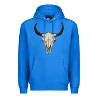 True Royal bull skull Premium Hoodie - BarkalooDesign