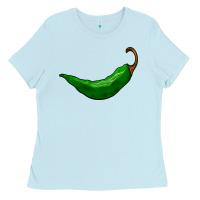 Baby Blue jalapeño Ladies Tee - BarkalooDesign