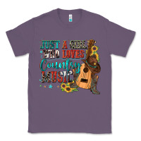 Lavender just a girl who loves country music Classic Tee - Zillion Design Studio