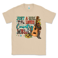 Mushroom just a girl who loves country music Classic Tee - Zillion Design Studio