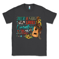 Smoke just a girl who loves country music Classic Tee - Zillion Design Studio