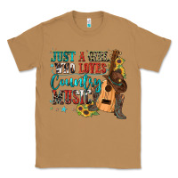 Toasted Coconut just a girl who loves country music Classic Tee - Zillion Design Studio