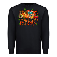 Black love fall  yall Premium Sweatshirt - AdoDesignShop