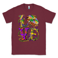Burgundy Mardi Gras Love With King Cake Classic Tee - RanaPortraitStore