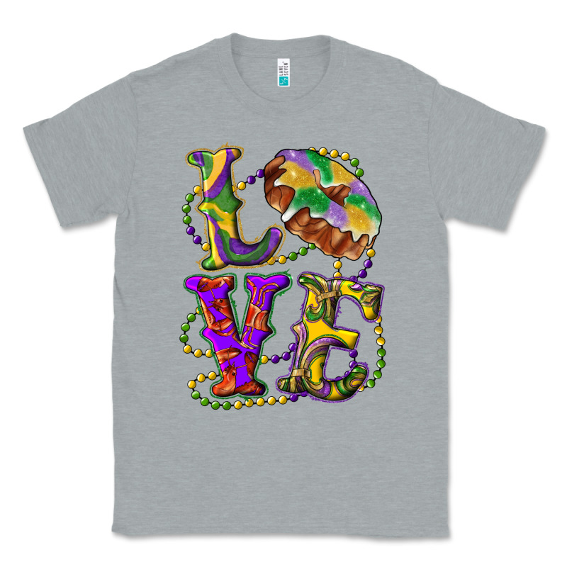Mardi Gras Love With King Cake Classic Tee by RanaPortraitStore | Teevron