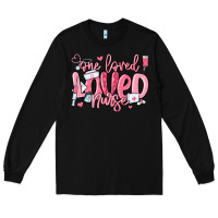 Black one loved nurse valentine's day Long Sleeve Tee - MaliasSmallBusiness
