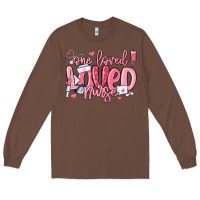 Chestnut one loved nurse valentine's day Long Sleeve Tee - MaliasSmallBusiness
