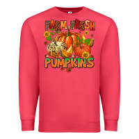 Cardinal farm fresh pupkins Premium Sweatshirt - AdoDesignShop