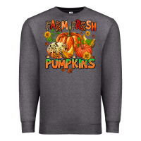Charcoal Heather farm fresh pupkins Premium Sweatshirt - AdoDesignShop
