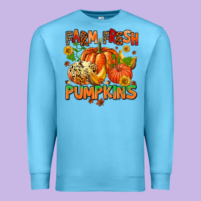 Farm Fresh Pupkins Premium Sweatshirt Designed By Adodesignshop
